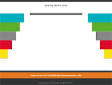 Tablet Screenshot of jeremy-irons.com